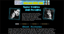 Desktop Screenshot of ghoststoriesandpictures.com