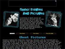 Tablet Screenshot of ghoststoriesandpictures.com